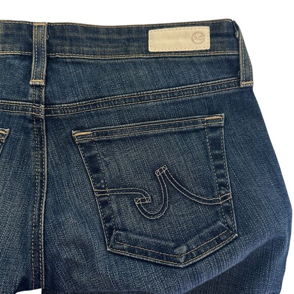 AG Adriano Goldschmied The Stilt Cigarette Leg Blue Denim Jeans 27R Womens - Picture 3 of 11